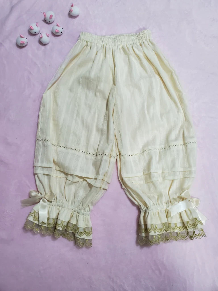 Sweet Lolita Cotton Bloomers Shorts Leggings - image 5