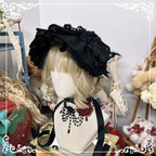 Gothic Lolita Bonnet Pure Cotton Hat Collection - image 5