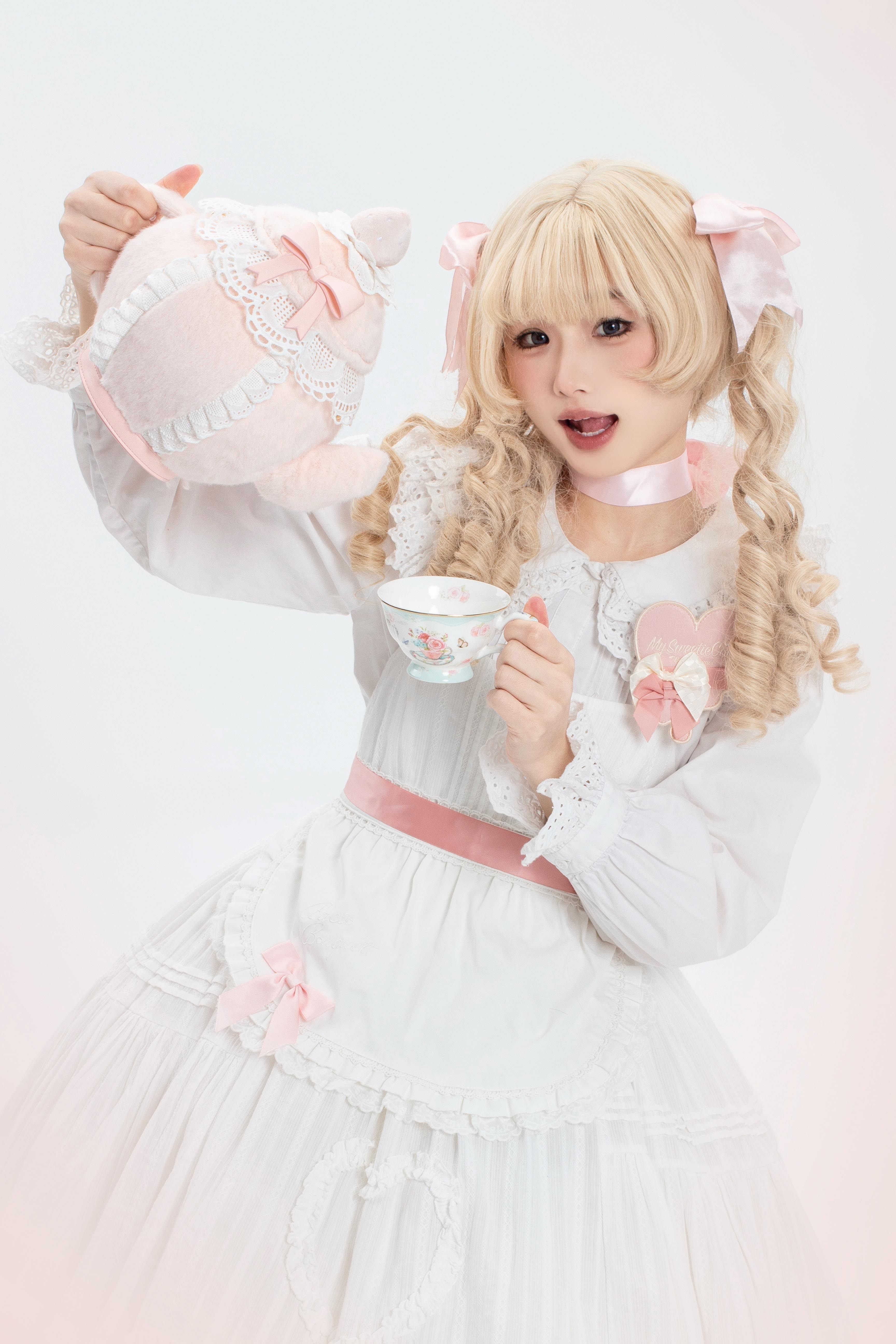 Plush Teapot Sweet Lolita Crossbody Bag - image 8