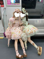 Dream Teahouse - Dessert Print Kawaii Lolita OP Dress Suit - image 3