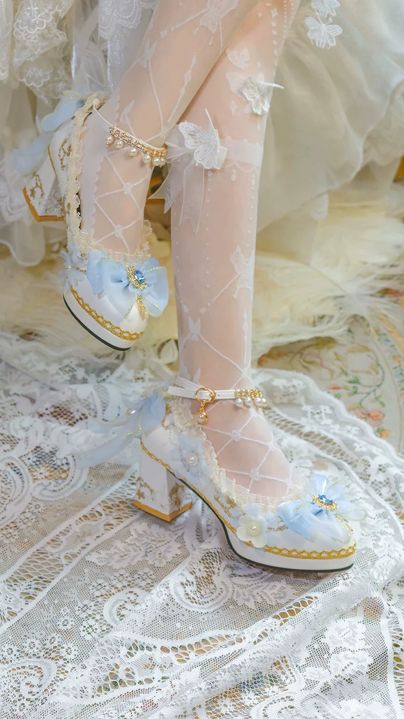Gorgeous Bridal Lolita Shoes with 3 Heel Heights - image 4