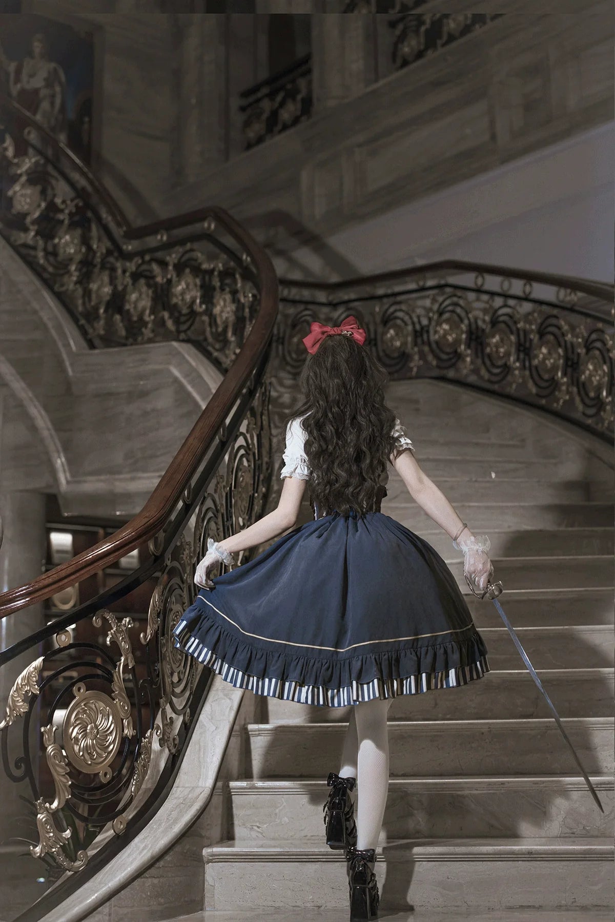 Gilded Pointer - Elegant Classic Lolita Skirt Suit - image 7