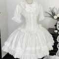 Praying Snowfall Old School Lolita Skirt Suit, Shirt and Cape - image 33