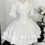 Praying Snowfall Old School Lolita Skirt Suit, Shirt and Cape - image 33
