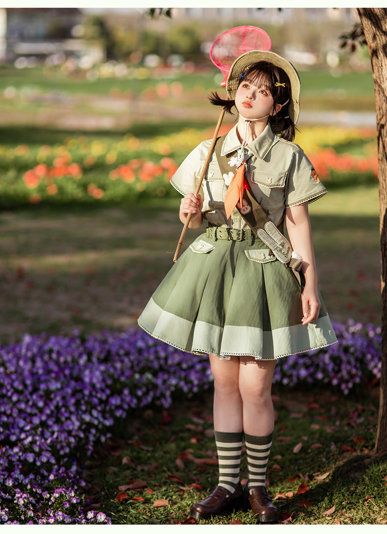 Bunny Trip - Green Ouji Lolita Suit Collection - image 7