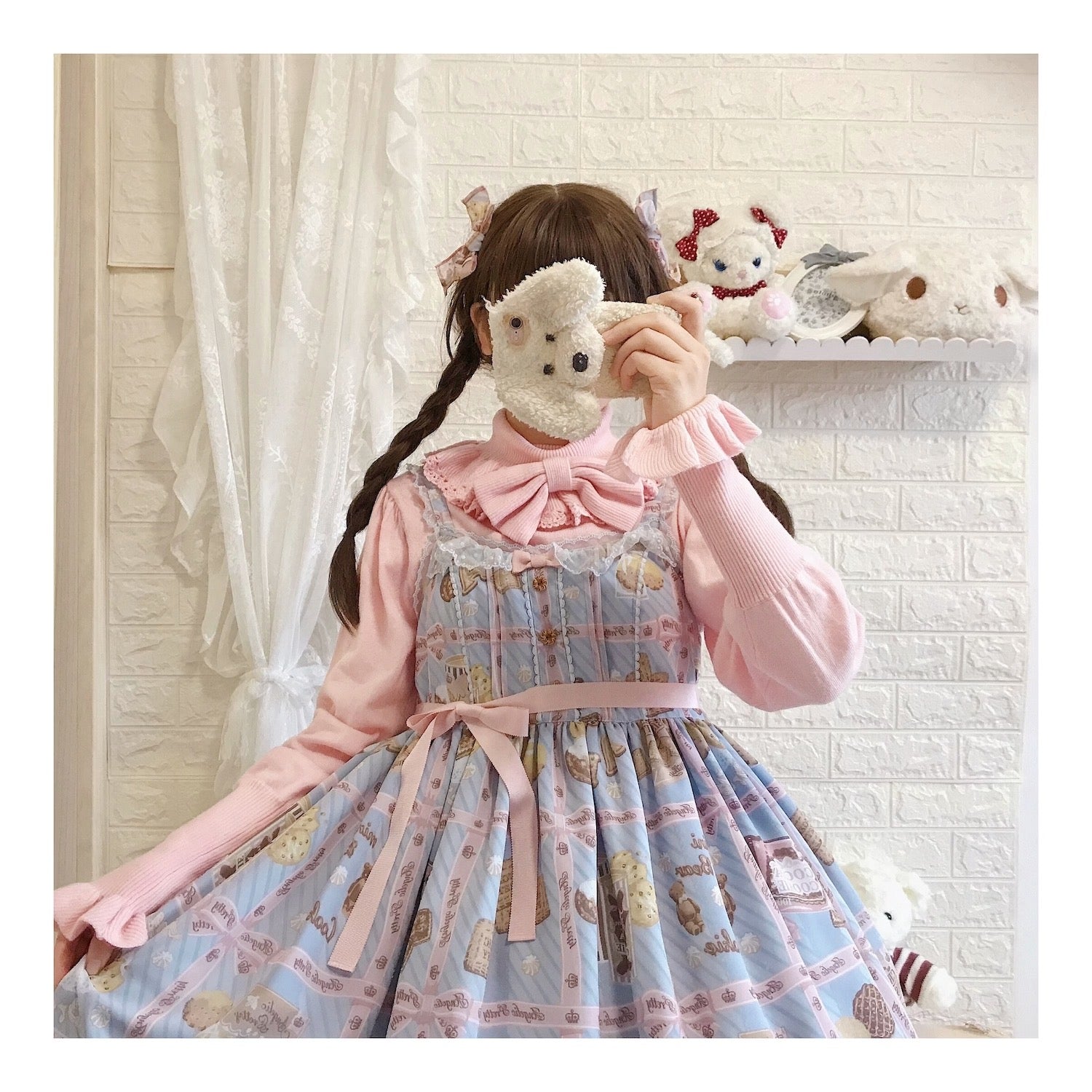 Sweet Lolita Woolen Sweater Multicolors - image 30