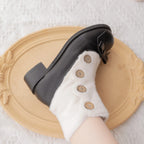 Winter Lolita Boots Fur Mary Jane Lolita Low Heel Shoes - image 92