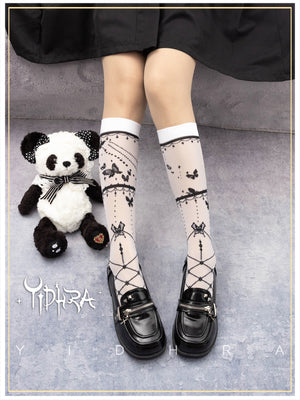 Wedding Night Butterfly - Kawaii Lolita Summer Tights - image 22