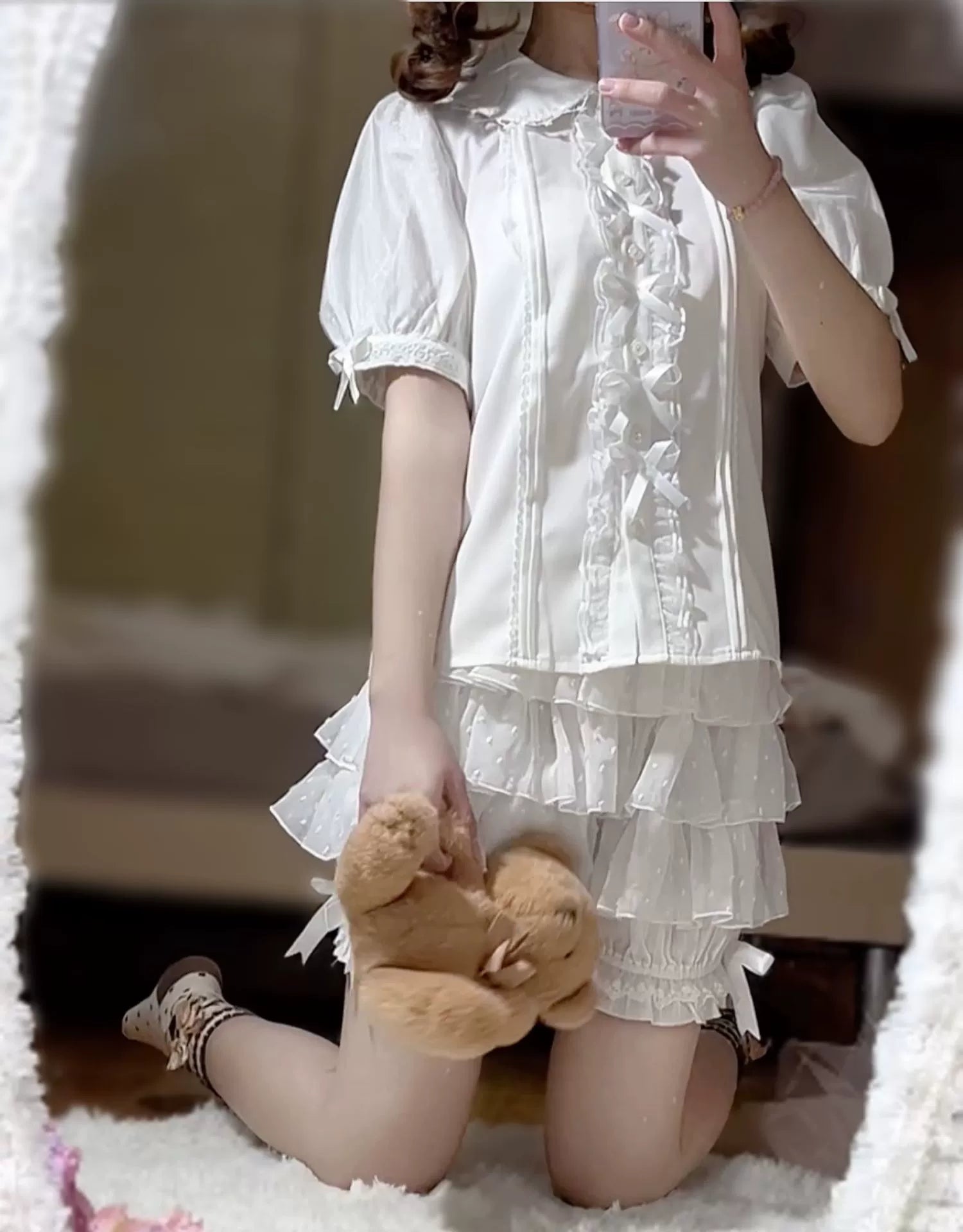 Daily Lolita Bloomers, Lace Cake Shorts for Summer Wear - image 17