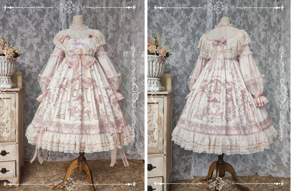 Sunset Realm Lolita Bride Gorgeous OP FS - image 37