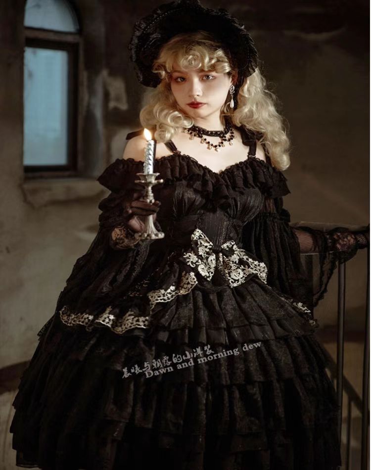 Elegant Lolita OP Dress Sunrise Elf Long Dress - image 27