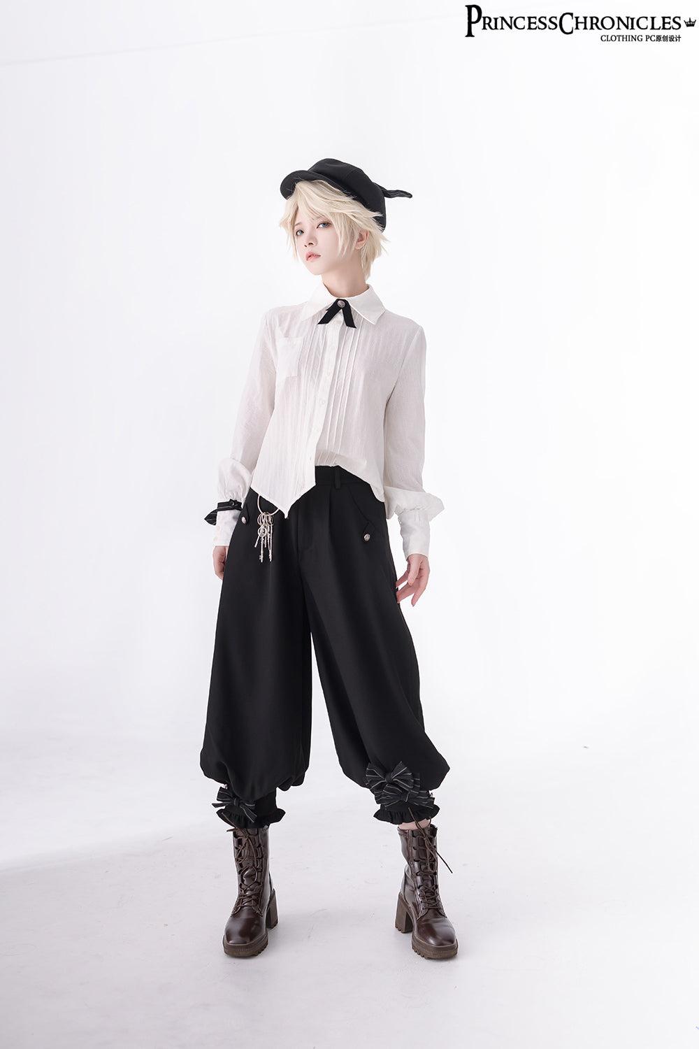 Vintage Kawaii Bow Lolita Beret - image 13