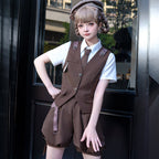 Ouji Lolita Brown Short Set - image 9