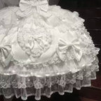 Velvet Sweetheart - Doll-like Sweet Lolita Jumper Dress, Bow Accents - image 7