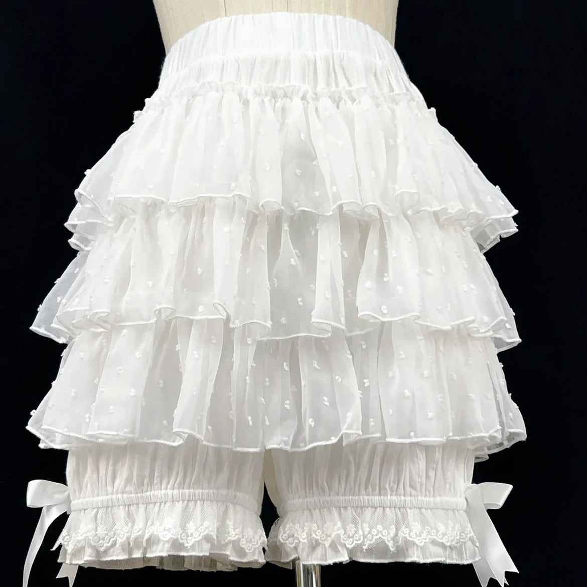 Daily Lolita Bloomers, Lace Cake Shorts for Summer Wear - image 2