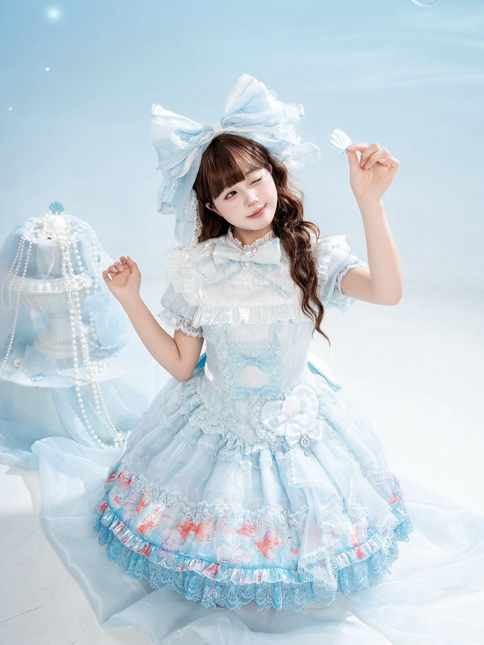 Summer Love Song Lolita OP Dress - image 10
