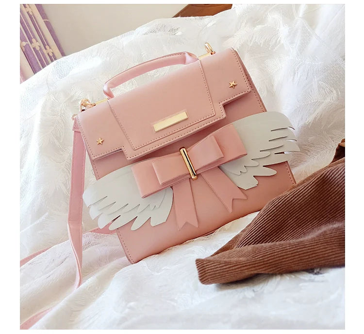 Sweet Lolita Wing Bow Shoulder Bag - image 8
