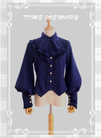 Elegant Lolita Slim Fit Mutton Sleeve Blouse - image 27