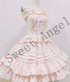 Balletcore Sweet Lolita Pink Dress Set - image 2