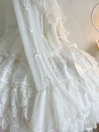 Mist Cardigan - Lightweight Sweet Lolita Bolero, Ruffle Details - image 5