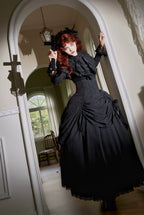 Gothic Fishbone Corset Lolita SK and Shirt Set - image 7
