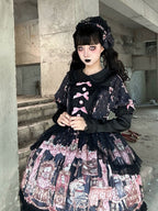 Missing Lamb Case - Gothic Lolita Dress Set with Sheep Prints - image 28