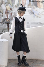Secret Morning News - Vintage Ouji Lolita Vest Blouse Bloomers - image 24