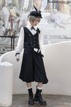 Secret Morning News - Vintage Ouji Lolita Vest Blouse Bloomers - image 28