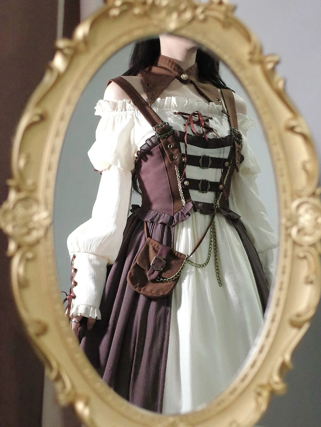 Pirate Guide - Vintage Lolita Suit Vest JSK Dress - image 13