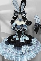 Baburella Blue Sweet Lolita Cake JSK Dress - image 2