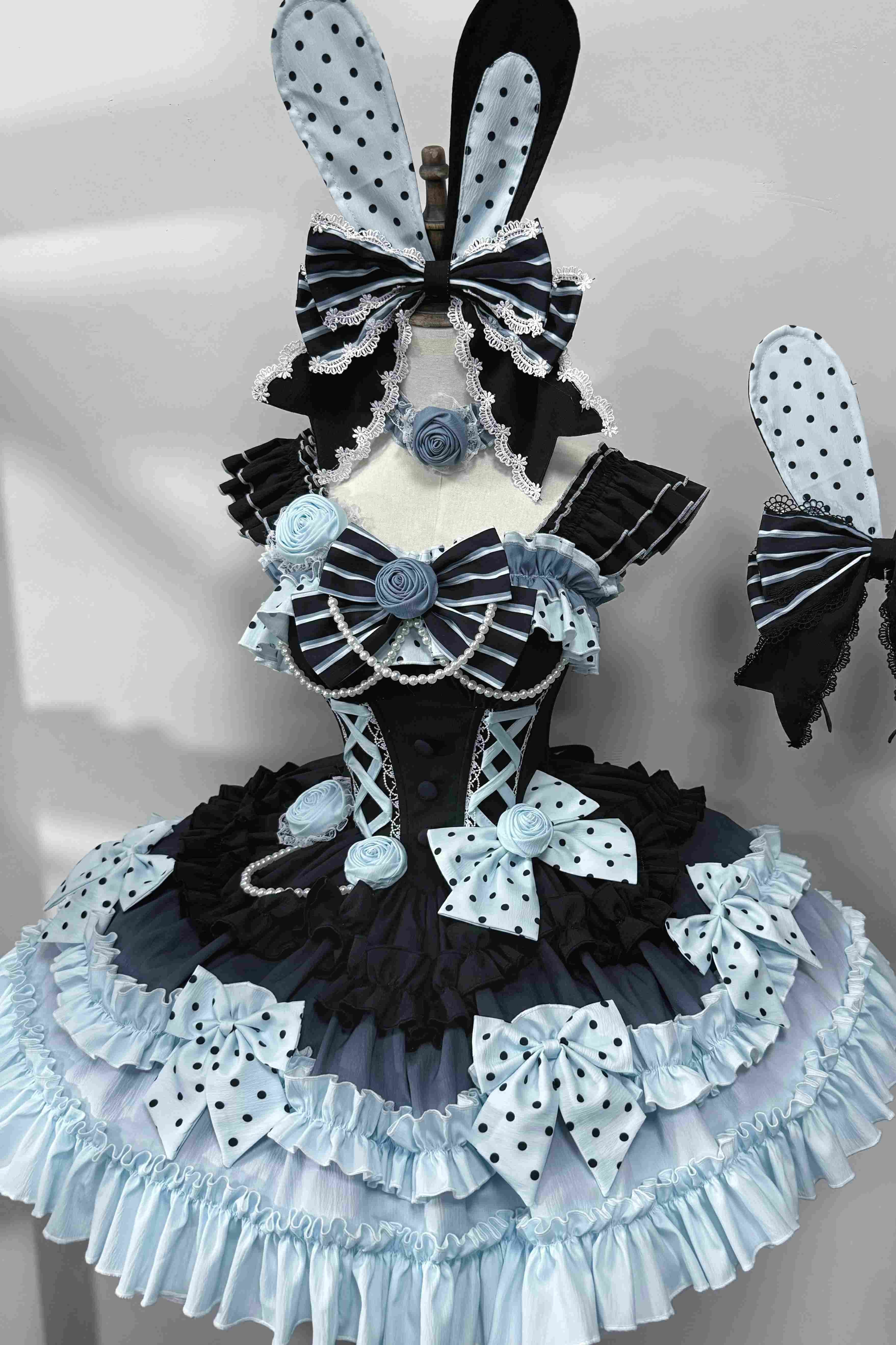 Baburella Blue Sweet Lolita Cake JSK Dress - image 2