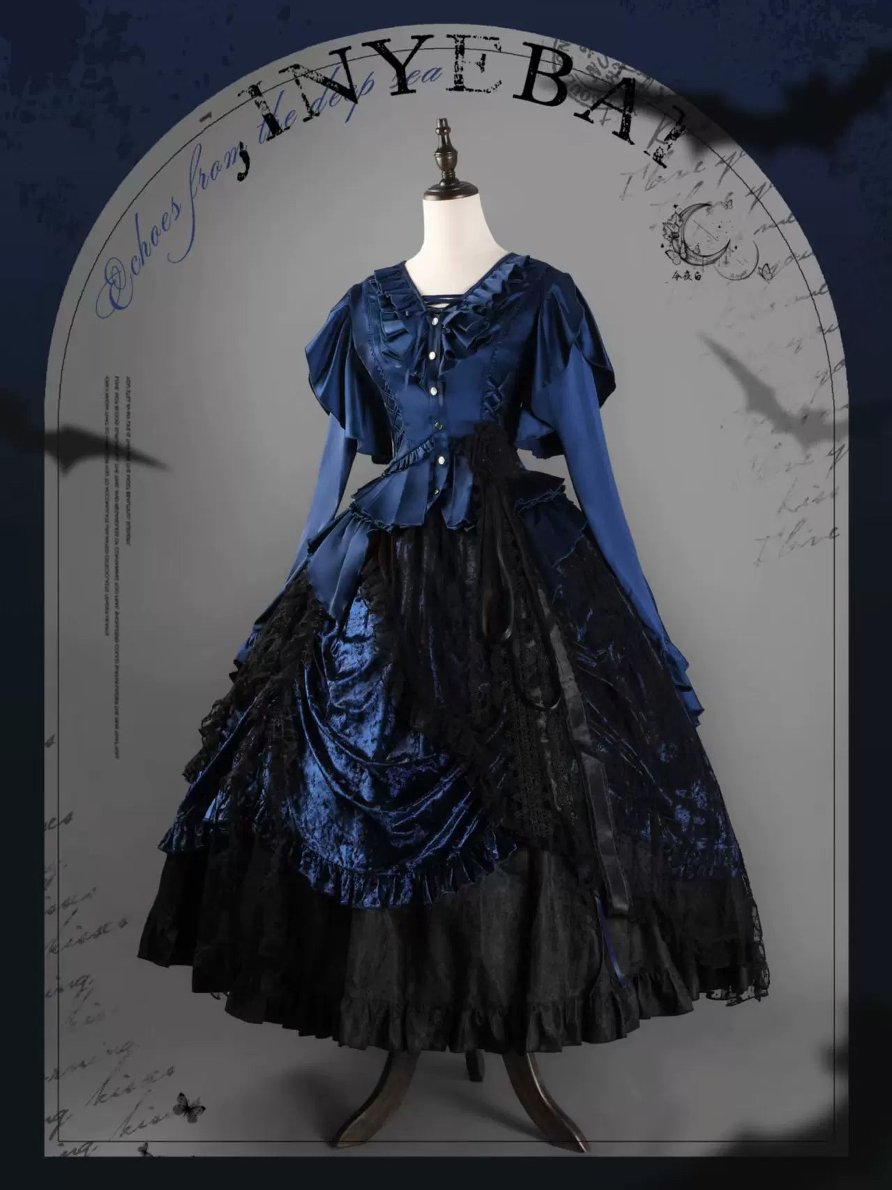 Abyssal Echo - Mermaid Inspired Ouji Shirt and Side-Zipper SK Collection - image 20