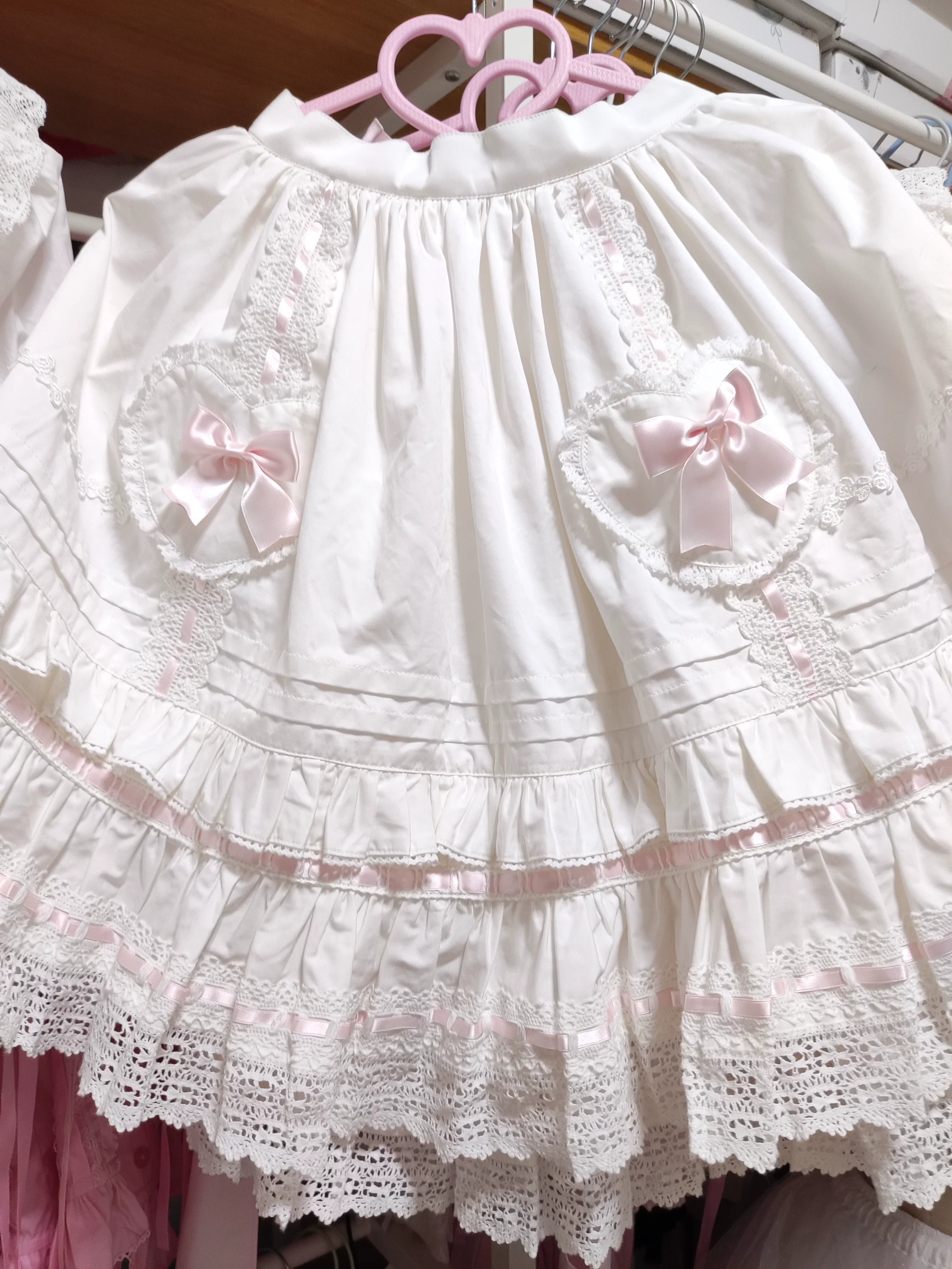 Bunny's Wish - Old School Lolita Coat, Flounce Hem Skirt - image 21