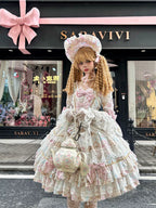 Candlelight Sonata - Sweet Lolita Long-Sleeve OP Dress - image 7