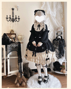 Plus Size Lolita Winter OP Dress, Long Sleeve - image 2