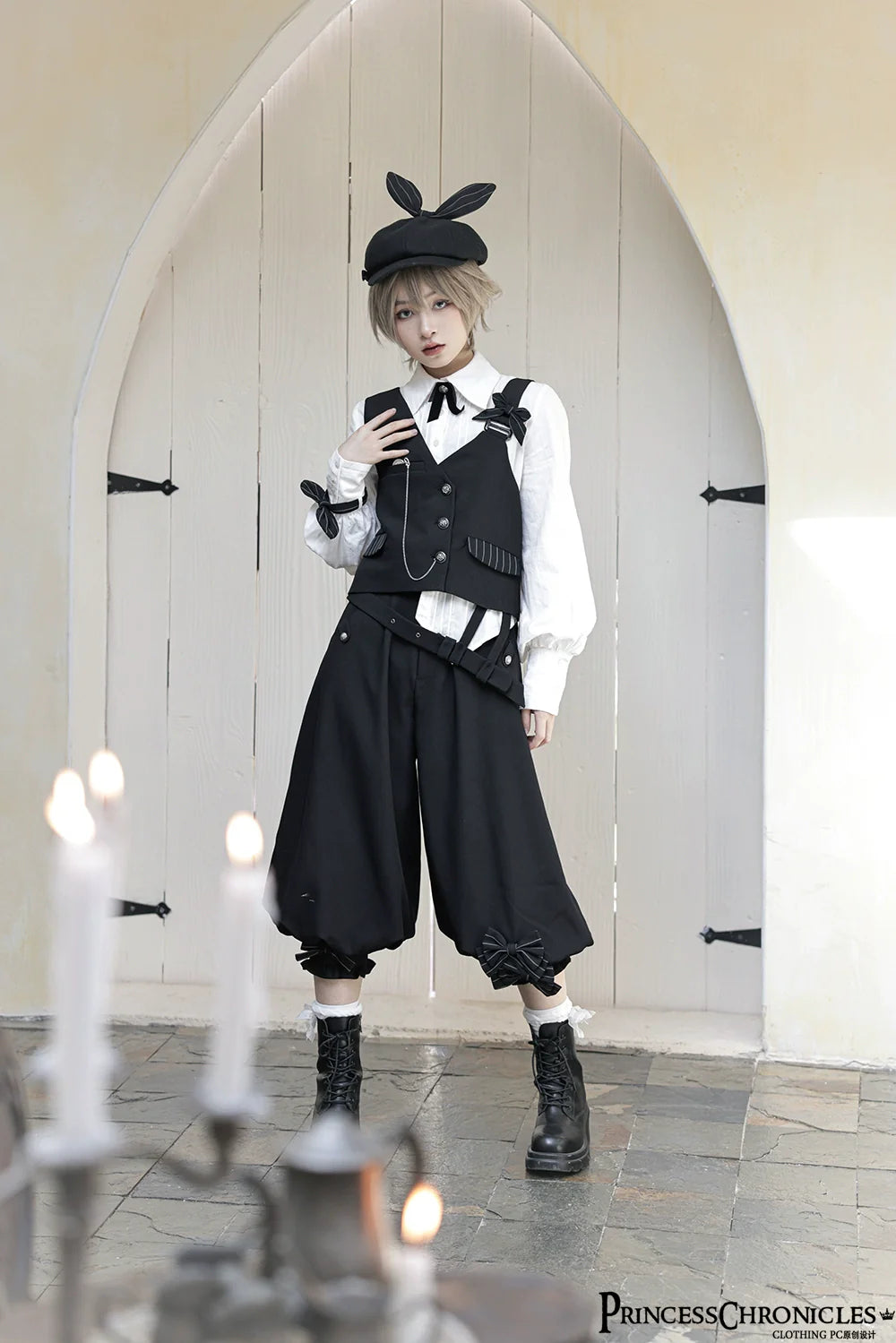 Secret Morning News - Vintage Ouji Lolita Vest Blouse Bloomers - image 33