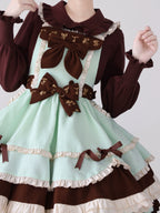 Puff Sleeve Knit Lolita Undershirt - image 16