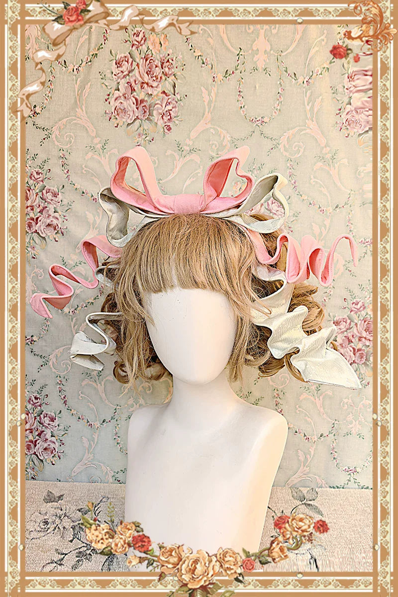 Chandelier - Old School Lolita OP Dress, Polka Dot, Chandelier Print and Accessories - image 28