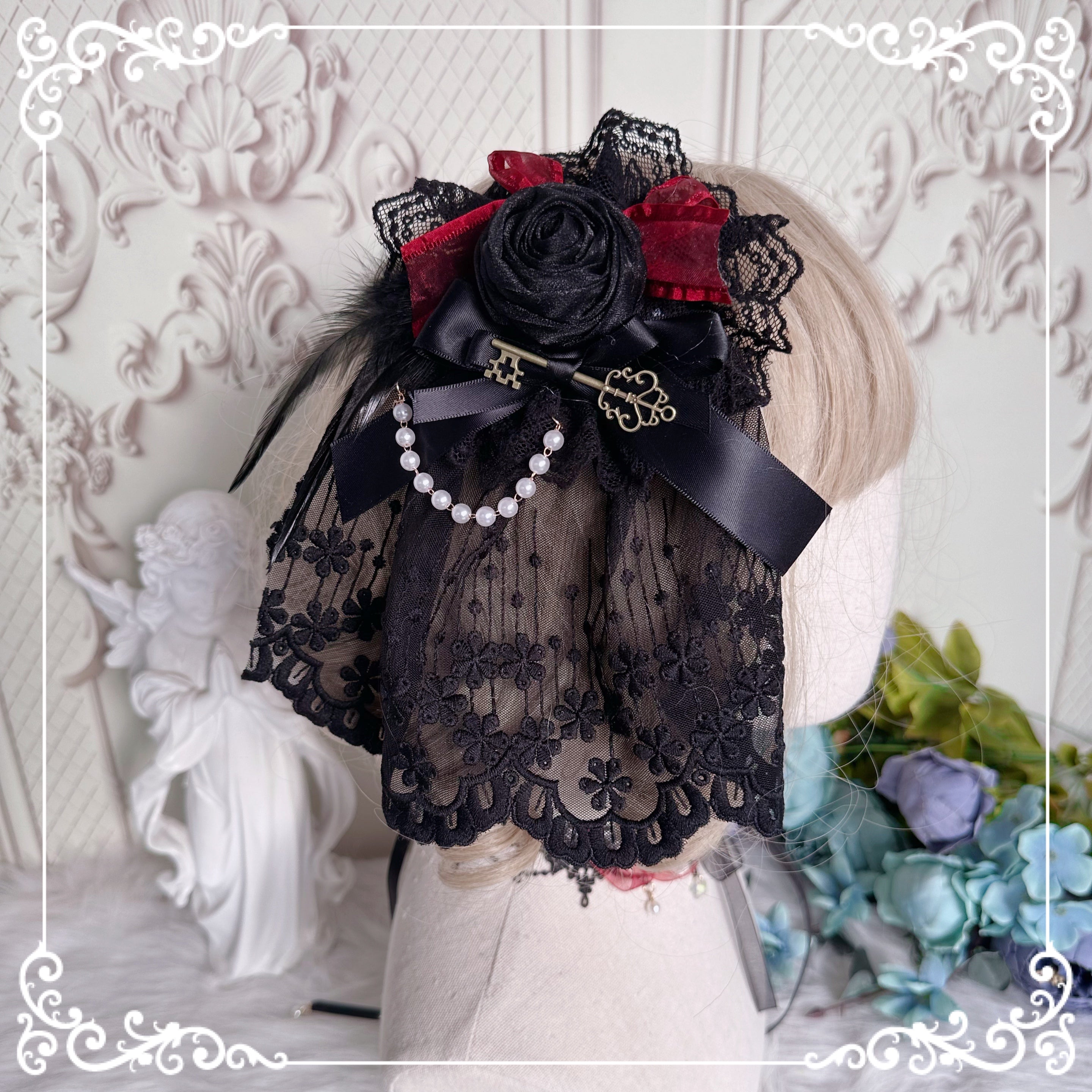Gothic Lolita accessory Handmade Hairband - image 17