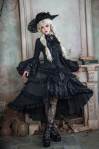 Immortal Bird Black Gothic Lolita Blouse SK Set - image 2