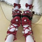Fairy Godmothe - Preppy Style Flat Shoes Mid Heel Round Toe Lolita Shoes - image 14