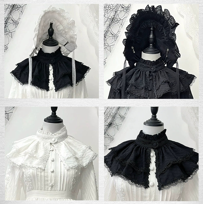 A Quiet Place - Nun Style Gothic Lolita OP Dress - image 18