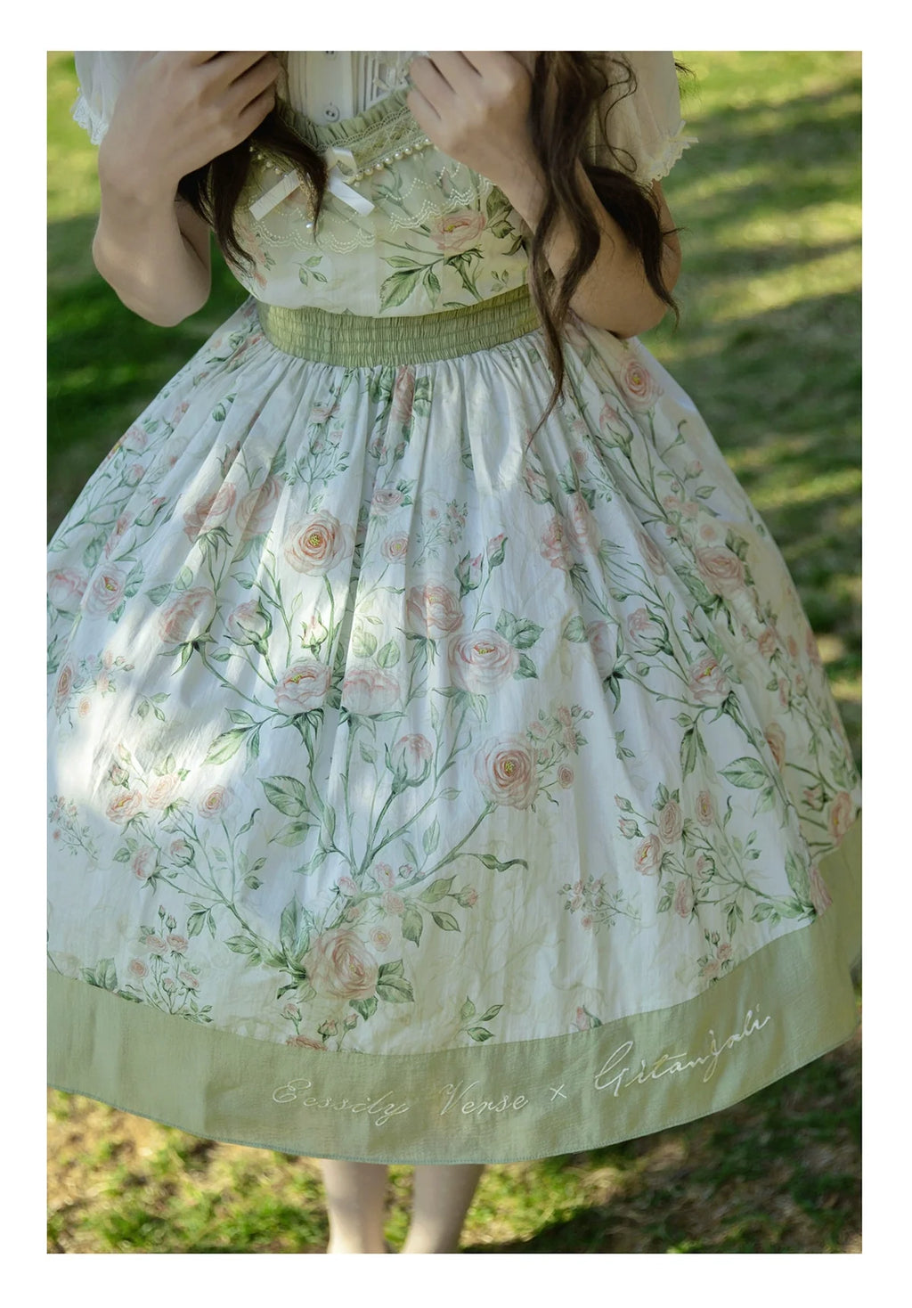 The Rose Dowry - Daily Cotton Lolita OP Dress V-neck Dress - image 9