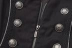 Timeless Silence Mystery - Sleeveless Ouji Lolita Vest Coat, High-Low Hem - image 7