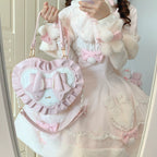 Small Gift Box - Sweet Lolita Heart Handbag, Bow Accent - image 16