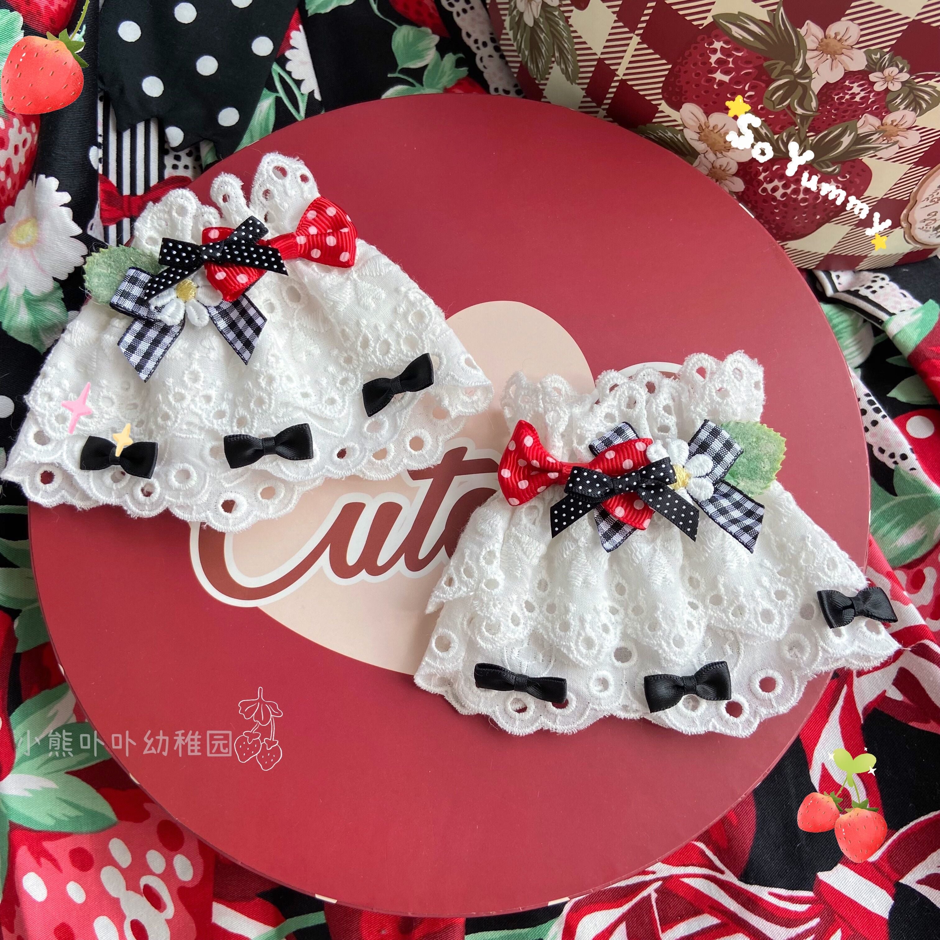 Original Cute Lolita Bow Cuffs - image 11
