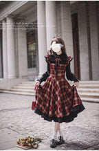 Madeleine - Classic Lolita JSK Suit Black Lolita Blouse and Coat - image 6