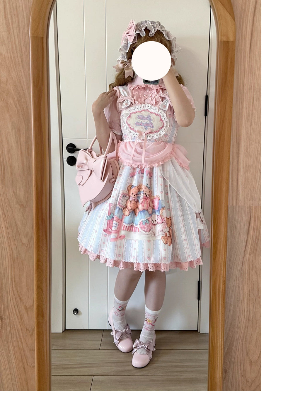 Barbie Bear - Sweet Lolita Bear Print JSK and OP and Accessories - image 20