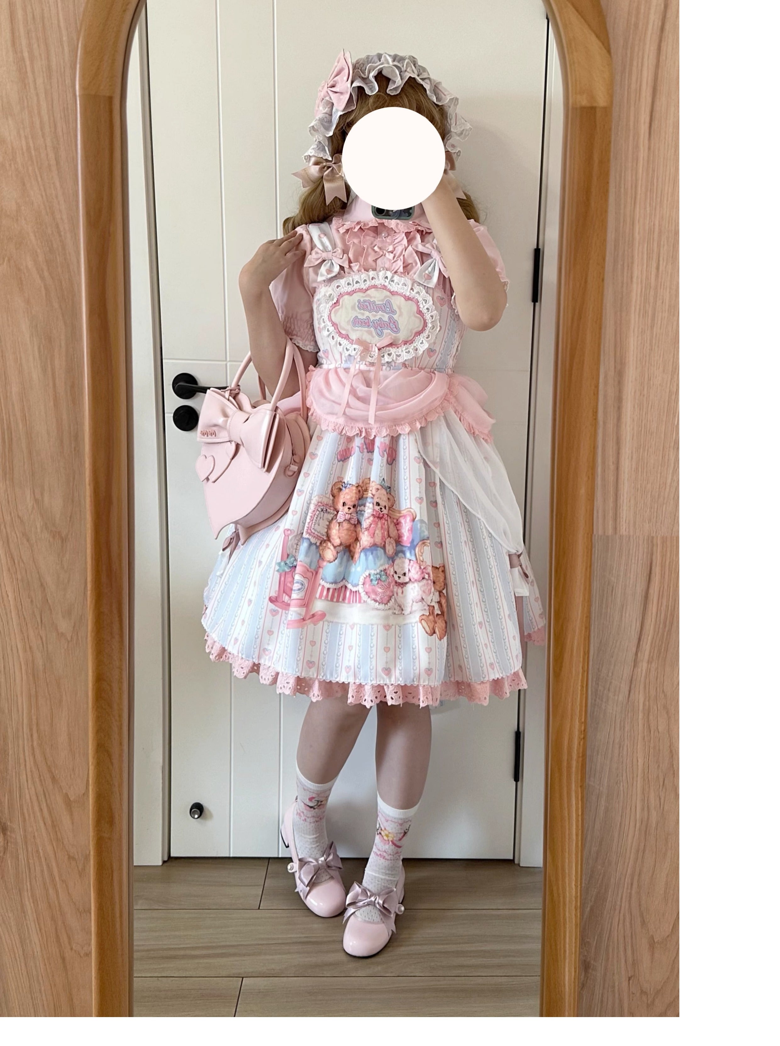 Barbie Bear - Sweet Lolita Bear Print JSK and OP and Accessories - image 20