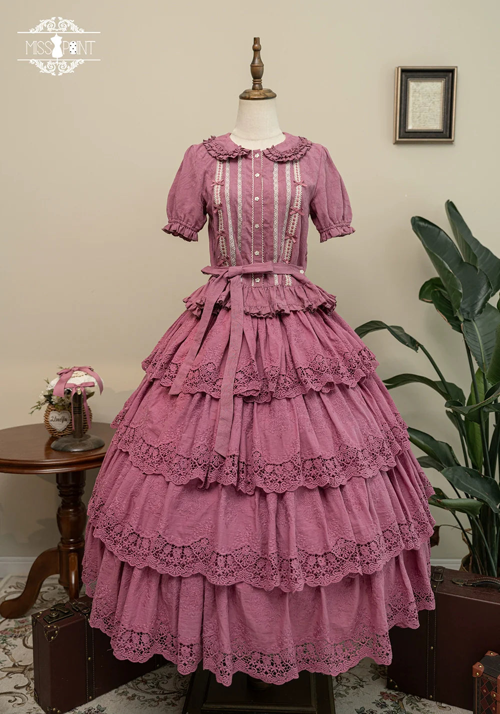 Forest Waltz - Classic Lolita Tiered Skirt Multi-layer Embroidered SK - image 65